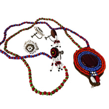 Load image into Gallery viewer, Hand-Beaded Seed Bead Jewelry Lot Vintage Native American
