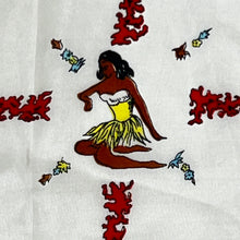 Load image into Gallery viewer, Vintage Caribbean Sea Silk Souvenir Scarf 35&quot; 
