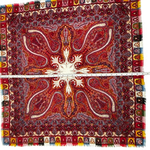 Load image into Gallery viewer, Natural Fiber Paisley Scarf 30&quot; x 30&quot; 

