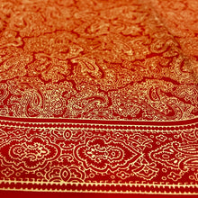 Load image into Gallery viewer, Vintage Robinson Golluber Square Orange Paisley Scarf 21&quot; x 21&quot;

