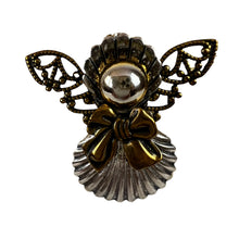 Load image into Gallery viewer, Vintage Kat&#39;s Creations Filigree Angel Pin Brooch 1.5&quot;
