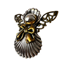Load image into Gallery viewer, Vintage Kat&#39;s Creations Filigree Angel Pin Brooch 1.5&quot;
