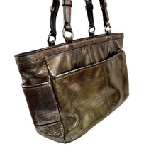 Load image into Gallery viewer, Vintage Metallic Coach Bag
