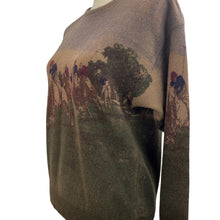 Load image into Gallery viewer, Ralph Lauren Vintage Polo Sweater Polo Players On Horses Size Small 
