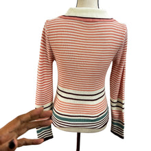 Load image into Gallery viewer, Vintage 70s Collared Pullover Sweater Size S/M
