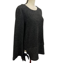 Load image into Gallery viewer, Gray Oversized Pullover Sweater with Bow Accents Size Medium 
