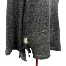 Load image into Gallery viewer, Gray Oversized Pullover Sweater with Bow Accents Size Medium 
