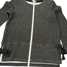 Load image into Gallery viewer, Gray Oversized Pullover Sweater with Bow Accents Size Medium 
