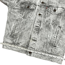 Load image into Gallery viewer, 1980s Levis Gray Acid Washed Denim Jacket Size Small 
