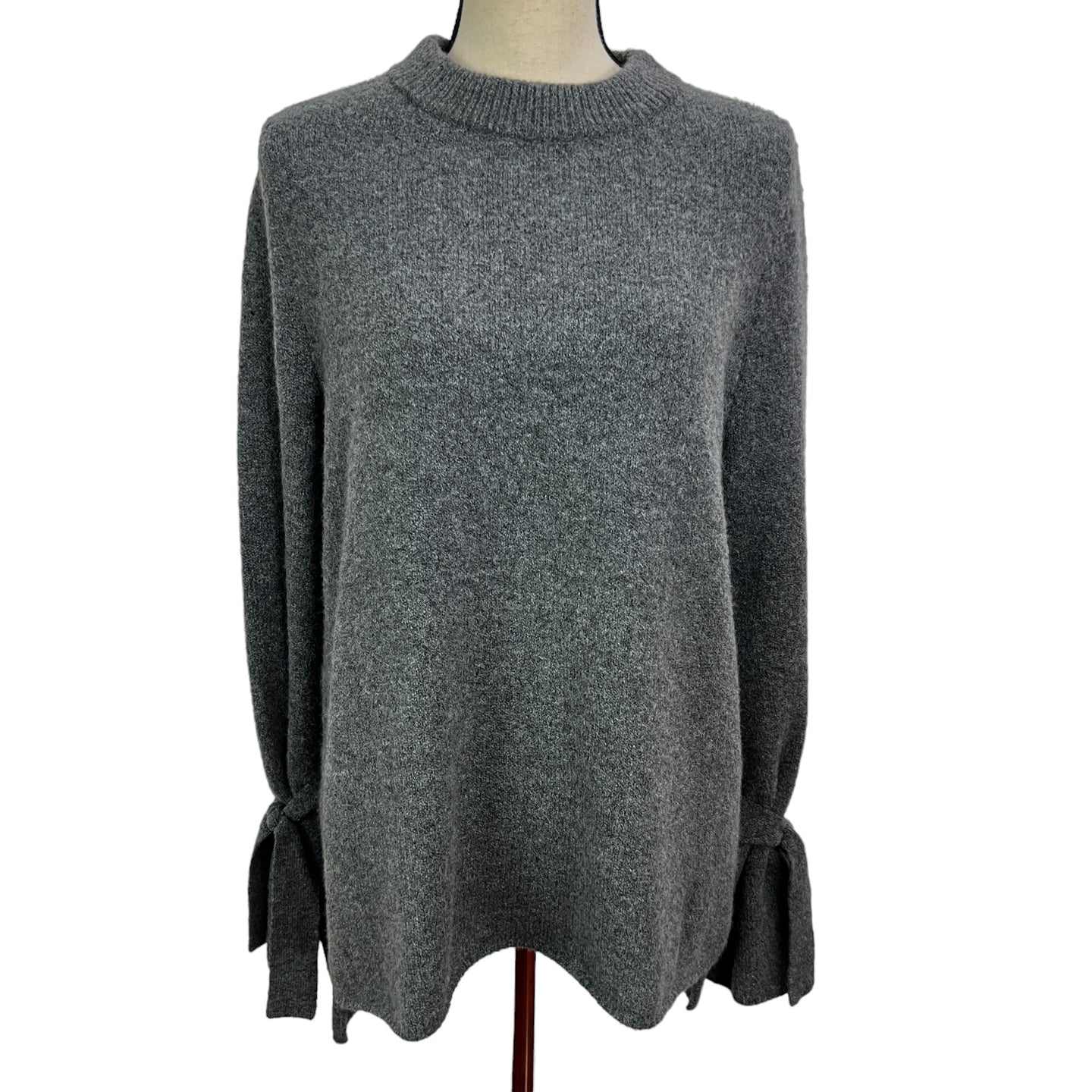 Gray Wool Blend Pullover Women's Sweater Size Small