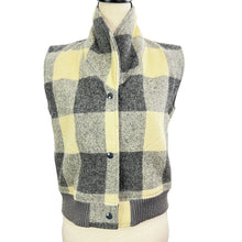 Load image into Gallery viewer, Vintage Wool Buffalo Plaid Vest With Pockets
