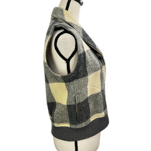 Load image into Gallery viewer, Vintage Wool Buffalo Plaid Vest With Pockets
