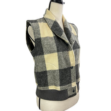 Load image into Gallery viewer, Vintage Wool Buffalo Plaid Vest With Pockets
