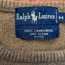 Load image into Gallery viewer, Ralph Lauren Vintage Polo Sweater Polo Players On Horses Size Small 
