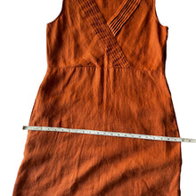 Load image into Gallery viewer, Garnet Hill Sleeveless 100% Linen Woman Dress Size 6

