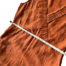 Load image into Gallery viewer, Garnet Hill Sleeveless 100% Linen Woman Dress Size 6

