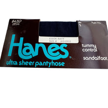 Load image into Gallery viewer, Hanes Tummy Control Sandalfoot Ultra Sheer Pantyhose Style 710
