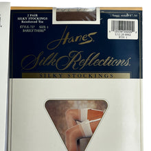 Load image into Gallery viewer, Vintage Hanes Silk Reflections Stocking Size 1 Barely There 
