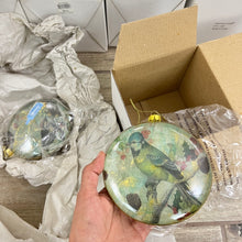 Load image into Gallery viewer, Roman Round Christmas Ornaments with Birds 24 Piece Ornament Set
