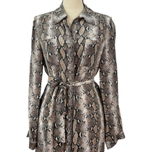 Load image into Gallery viewer, Diane Von Furstenberg 100% Silk Shirt Dress Size 10 
