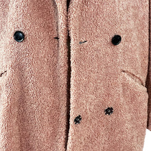 Load image into Gallery viewer, Lucky Brand Teddy Coat Dust Rose Size Large

