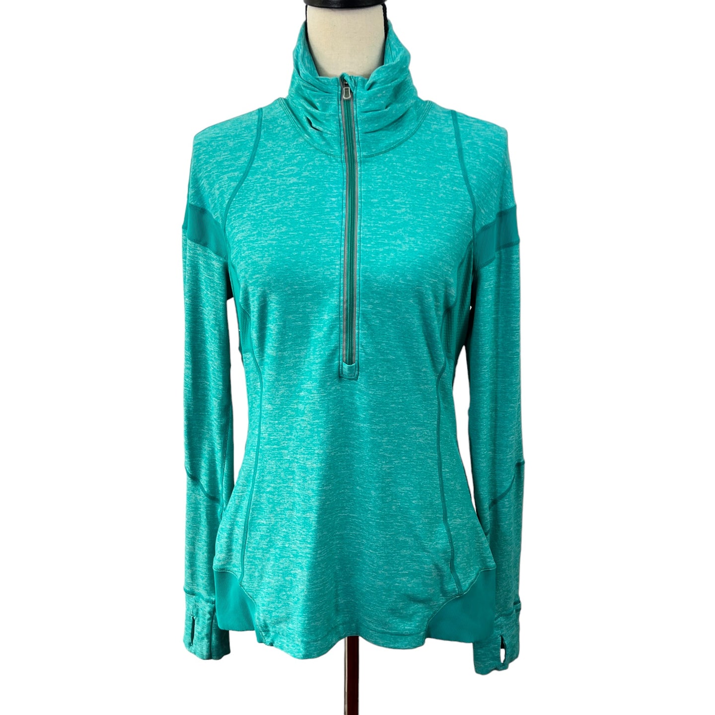 Lululemon Athletica Women’s Teal Half Zip Pullover Jacket size medium
