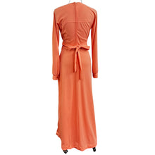 Load image into Gallery viewer, 1970s Long Sleeves Cocktail Maxi Dress Size Small
