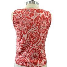 Load image into Gallery viewer, Vintage Pink Floral Print Sleeveless Top Size 12
