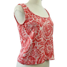 Load image into Gallery viewer, St John Sleeveless Coral Knit Top Size Small
