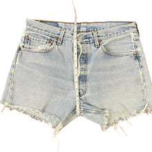 Load image into Gallery viewer, Vintage Old Navy Women&#39;s Denim Cut Off Short Shorts Wash Blue Buttoned Fly XL
