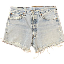 Load image into Gallery viewer, Vintage Old Navy Women&#39;s Denim Cut Off Short Shorts Wash Blue Buttoned Fly XL

