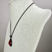 Load image into Gallery viewer, Goth Red Triangle Pendant Necklace
