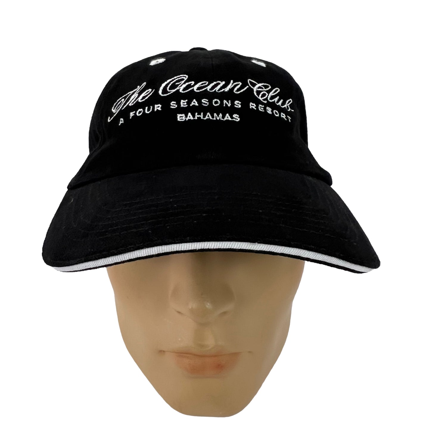 The Four Seasons Ocean Club Bahamas Black Embroidered Cap One Size