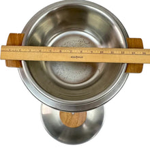Load image into Gallery viewer, International Stainless Steel Wood-Handled Chafing Dish
