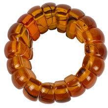Load image into Gallery viewer, Vintage Authentic Amber Chunky Stretch Bracelet
