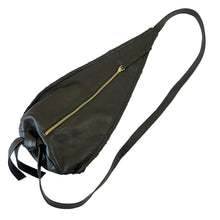 Load image into Gallery viewer, Patti for Hung On U Black leather Crossbody Sling
