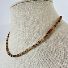 Load image into Gallery viewer, Vintage Thin Hawaiian Puka Boho Tribal Shell Bead Necklace 15.5&quot;
