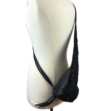 Load image into Gallery viewer, Patti for Hung On U Black leather Crossbody Sling
