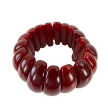 Load image into Gallery viewer, Resin Burgundy Red Women&#39;s Bracelet
