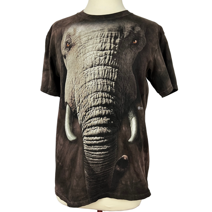 The Mountain Elephant Face T-shirt Men's Shirt Size Small 