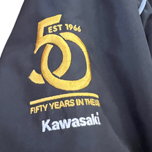 Load image into Gallery viewer, Kawasaki 50th Anniversary Black Men&#39;s Jacket Size Medium
