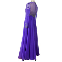 Load image into Gallery viewer, Vintage Victoria Royal Ltd Purple Mesh Beaded Dress Womens Dress
