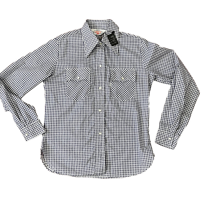 Levis Men's Dress Long Sleeve Checkered Shirt