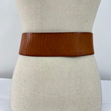 Load image into Gallery viewer, GAP Wide Brown Leather Cinch Belt Size Small
