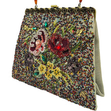 Load image into Gallery viewer, Soure New York Embroidered Seed Bead Vintage Purse
