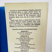 Load image into Gallery viewer, A Guide To Jewish Religious Practice - Isaac Klein
