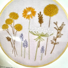 Load image into Gallery viewer, Graminaceus Flowers Embroidery Kit Size 5.9&quot;
