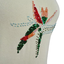 Load image into Gallery viewer, 90s Y2K Sequin Sleeveless V Neck Top Large
