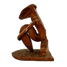 Load image into Gallery viewer, Thinker Paperweight Sculpture 3 3/4 Tall One Of the Kind 
