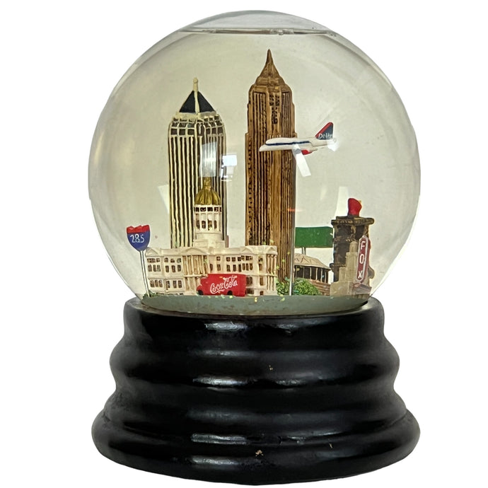 Saks Fifth Avenue Atlanta Georgia Skyline Snow Globe With Music